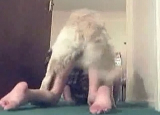 Perfect doggy fucked her tight wet hole