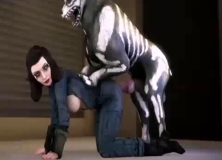Good doggy pounded her tight cunt