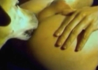Sexy doggy licking her hole with love