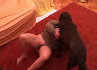 Busty hottie penetrated by doggy