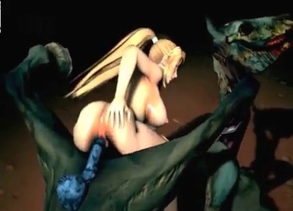 Hardcore dick-riding with a blonde