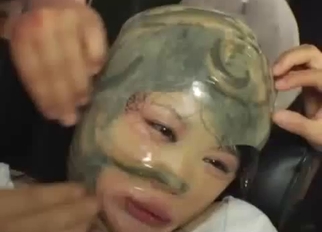 Filthy as hell Japanese snake bestiality sex game