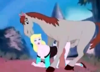 Cute pony fucked princess in zoo toon